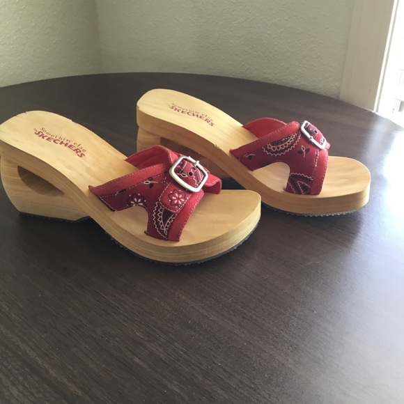 Sketchers Something Else Shoes - Sketchers Something Else Platform Sandals